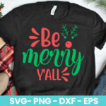 Be merry Y_all SVG