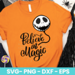 Believe In Magic - Jack Skellington SVG