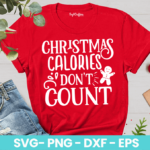 Christmas Calories dont count SVG