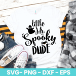 Little Mr Spookly Dude SVG