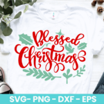 Blessed Christmas SVG