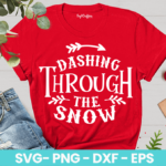 Dashing Through the Snow SVG