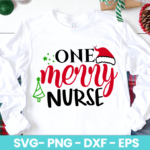One Merry Nurse SVG