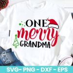 One merry Grandma SVG