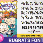 Rugrats font svg
