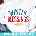 Winter Blessings SVG