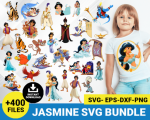 Jasmine and Aladdin svg