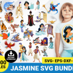 Jasmine and Aladdin svg