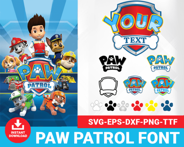 paw patrol font