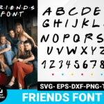 friends font