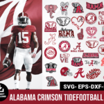 Alabama Crimson Tide svg