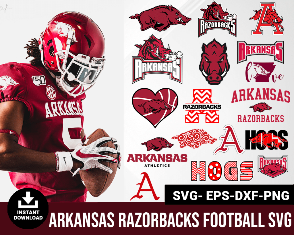 Arkansas Razorbacks Bundle SVG SvgForCrafters Free Premium SVG   Arkansas Razorbacks 1024x819 