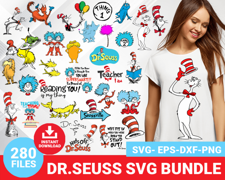 Dr Seuss Bundle SVG - SvgForCrafters | Free & Premium SVG Cut Files