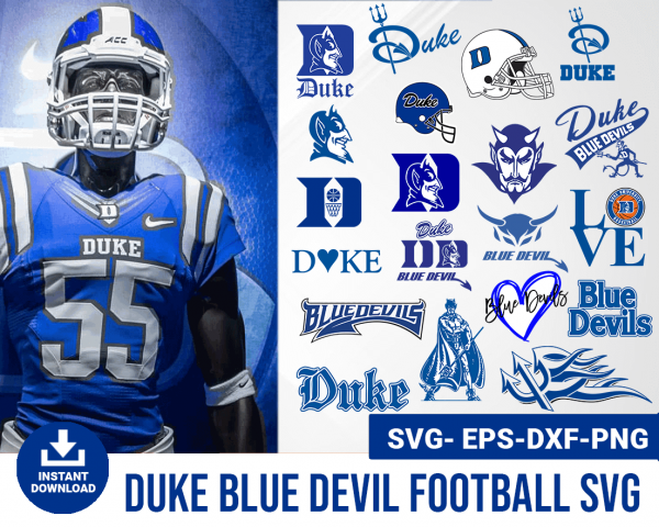Duke blue devil svg