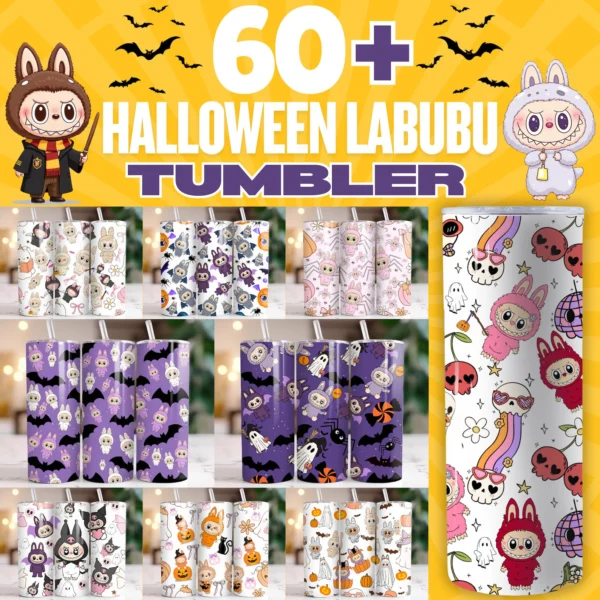 Labubu Halloween Tumbler Wrap
